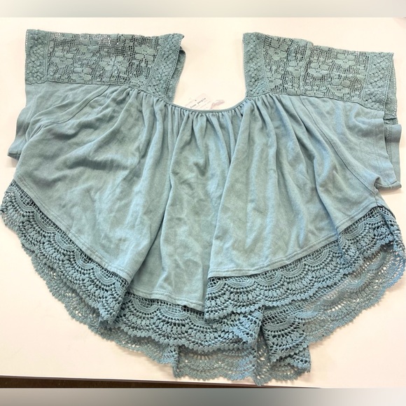 NWT Free People Prairie Days butterfly boho top sz SMALL Cottagecore prairie - Picture 6 of 11